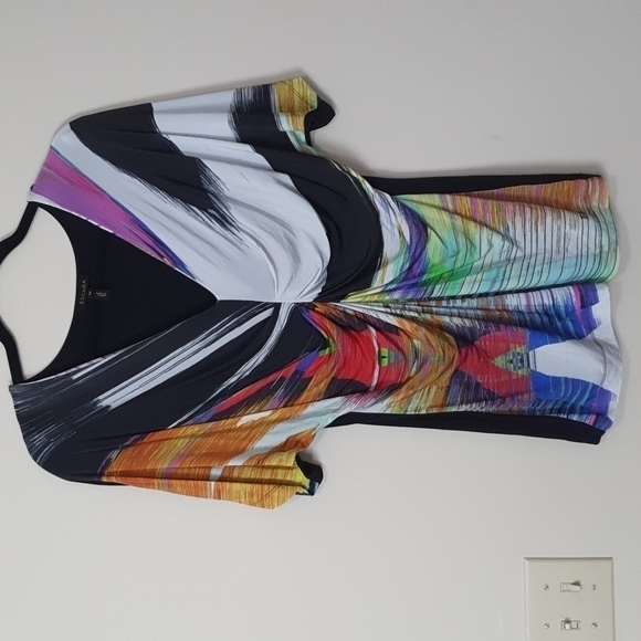 Escada Multicolor Ruched Blouse - Picture 3 of 9